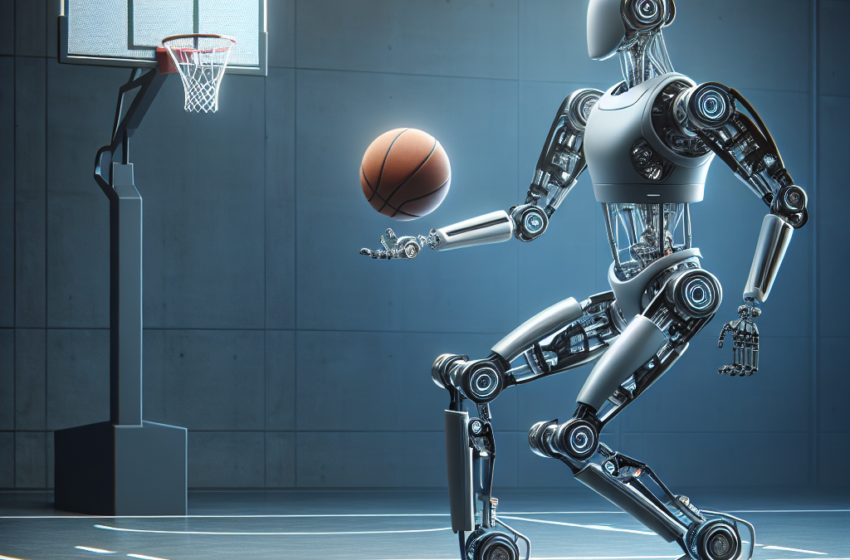  Il Robot da Basket che Utilizza l’AI per Rimbalzare la Palla Dopo il Tiro